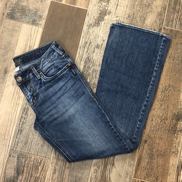 Silver Jeans Aiko Blue Women’s Bootcut Jeans Sz 28 - Picture 1 of 11